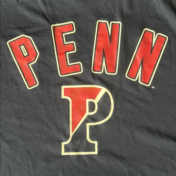 Champion UPenn Logo Performance Long Sleeve TShirt Navy Size 2XL - Picture 1 of 6